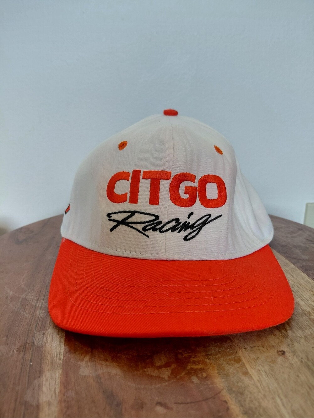 VINTAGE 1996 Nascar Citgo Racing #21 Michael Waltrip Hat OS (Red Dye Stains)